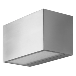 Ledvance Smart+ WiFi LED Wall Light Outdoor Brick Wide Stainless Steel 14W 600lm - 830 Warm White | RGBW