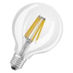 Osram LED Superstar E27 Globe G95 Filament Clear 11W 1521lm - 927 Extra Warm White | Best Colour Rendering - Replaces 100W