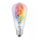 Ledvance Smart+ Wifi E27 Edison Classic Filament 4.5W 300lm - 827 Extra Warm White | RGBW - Replaces 30W
