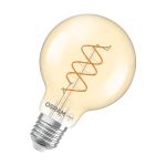 Osram Vintage 1906 LED E27 Globe Filament Twist Gold 8W 806lm - 922 Extra Warm White | Best Colour Rendering - Dimmable - Replaces 60W