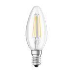 Ledvance  Classic LED E14 Candle Filament Clear 4W 470lm - 840 Cool White | Replaces 40W