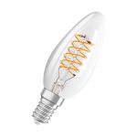Osram Vintage 1906 LED Classic Slim E14 Candle Filament Clear 4.8W 470lm - 827 Extra Warm White | Dimmable - Replaces 40W