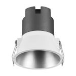 Ledvance LED Spot Twist Pro Aluminium Silver Reflector 10W 800lm 30D - 830 Warm White | 93mm - Cutout 85mm - IP20