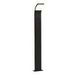 Ansell LED Pedestal Lamp Senza Graphite 6.5W 406lm - 840 Cool White | 100cm - IP54