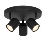 D'Lite Spot Trop Metal Sandy Black | Suitable For 3x GU10