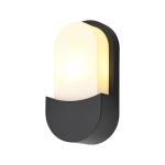 D'Lite Atos Wall Light ABS Black | IP54 - Suitable for 1x E27 