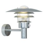 Nordlux Lønstrup 32 Wall Light Steel and Glass Grey | 320mm - IP44 - Suitable for E27 - Motion and Light Sensor