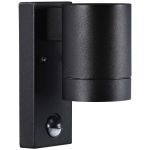 Nordlux Tin Wall Light Metal Black | Suitable for 1x GU10 - With Sensor