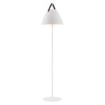 DFTP by Nordlux Strap Floor Lamp Metal and Leather White | Suitable for E27