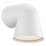 Nordlux Front Wall Light Aluminium White | Suitable for 1x GU10