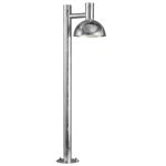 Nordlux Arki LED Pedestal Lamp Metal Brushed Aluminium | Suitable for 1x E27 