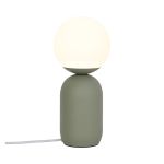 Nordlux Notti Table Lamp Metal and Glass Green | Suitable for E14