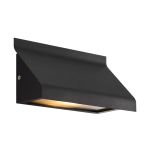 Nordlux Tadas Wall Light Aluminium and Glass Black | IP54 - Suitable for E14