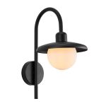 Nordlux Berlo Wall Light Metal Black | Suitable for 1x E27