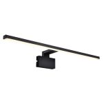 Nordlux Marlee 80 Wall Light Aluminium Black 11.5W 1000lm - 930 Warm White | IP44 - Best Colour Rendering