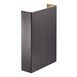 Nordlux Fold Wall Light Aluminium Black 10W 400lm - 830 Warm White
