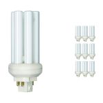 Multipack 10x Philips MASTER PL-T 18W - 830 Warm White | 4 Pin