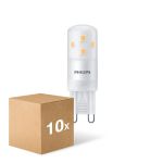 Multipack 10x Philips CorePro LED Capsule G9 Frosted 2.7W 300lm - 827 Extra Warm White | Dimmable - Replaces 25W