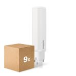 Multipack 9x Philips CorePro PL-C LED 6.9W 770lm - 840 Cool White | Replaces 18W