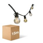 D'Lite LED String Light Sparkl 15m 4W 250lm - 827 Extra Warm White | IP44 - 5x Connectable