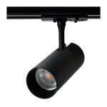 1-Phase Rail Spot Cylinder Black | Suitable for GU10