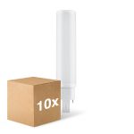 Multipack 10x Ledvance Dulux D/E LED 10W - 840 Cool White | Replaces 26W