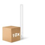 Multipack 10x Philips CorePro PL-L LED Bulb EM/Mains 16.5W - 840 Cool White | Replaces 36W
