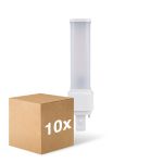 Multipack 10x Ledvance Dulux-D LED 7W - 830 Warm White | Replaces 18W