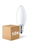 Multipack 10x Philips Corepro LED Candle E14 Frosted 6.5W 806lm - 827 Extra Warm White | Replaces 60W