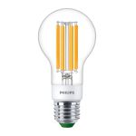 Philips MASTER LED Bulb Ultra Efficient E27 Pear Clear 4W 840lm - 830 Warm White | Dimmable - Replaces 60W
