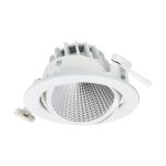 Philips LED Spot Greenspace Accent Cardanic Aluminium White 30.5W 2700lm 24D - 822 Extra Warm White | 163mm - IP20 - Interact Dimmable