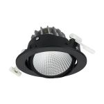 Philips LED Spot Greenspace Accent Cardanic Aluminium Black 31W 3900lm 36D - 930 Warm White | 163mm - IP20 - Best Colour Rendering - Interact Dimmable