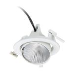 Philips LED Spot Greenspace Accent Elbow Aluminium White 22.5W 3000lm 36D - 830 Warm White | 163mm - IP20