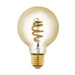 Eglo Connect.Z Smart LED Globe E27 Filament Amber 4.9W 360lm - 827-865 Tunable White | Dimmable - Replaces 25W
