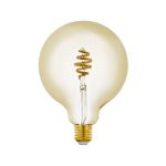 Eglo Connect.Z Smart LED Globe E27 Filament Amber 4.9W 360lm - 827-865 Tunable White | Dimmable - Replaces 25W
