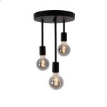 Eglo Pendant Wilmcote Steel Black | Suitable for 3x E27