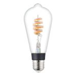 Eglo Connect.Z Smart LED Edison E27 Filament Clear 4.9W 400lm - 830 Warm White + RGB | Dimmable - Replaces 40W
