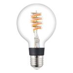 Eglo Connect.Z Smart LED Globe E27 Filament Clear 4.9W 400lm - 830 Warm White + RGB | Dimmable - Replaces 40W