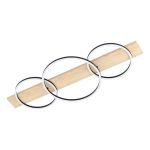 Eglo Ceiling Light Boyal Wood Black, Brown 24W 3400lm - 830 Warm White