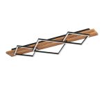 Eglo Ceiling Light Boyal Wood Black, Rusty 26W 3500lm - 830 Warm White