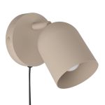 Eglo Wall Light Tilston Steel Sandy | Suitable for E14
