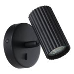 Eglo Wall Light Portillo Steel Black | Suitable for GU10