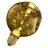 Osram Decor LED Lamp Gold Glass E27 3.5W 300lm - 827 Extra Warm White | Replaces 25W