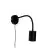 Nordlux Explore Flex Wall Light Metal and Ceramic Black | Suitable for GU10