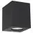 Nordlux Canto Kubi 2 Wall Light Aluminium and Glass Black Up & Down - 10.6W 500lm - 830 Warm White | IP44