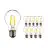 Multipack 10x Noxion Lucent LED E27 Pear Filament Clear 8.5W 1055lm - 827 Extra Warm White | Dimmable - Replaces 75W