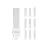 Multipack 10x Noxion Lucent PL-S LED 3.5W 403lm - 840 Cool White | Replaces 5W