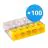 Multipack 100x Wago 2273-205 Spring Clamp Compact | 5 Wire Connection - Push Wire