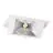 LED Downlight Wallwasher Wally Medium White 27W 3850lm 78x100D - 840 Cool White - 238x145mm