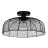 Eglo Ceiling Light Rinroe Steel Black Copper | Suitable for E27